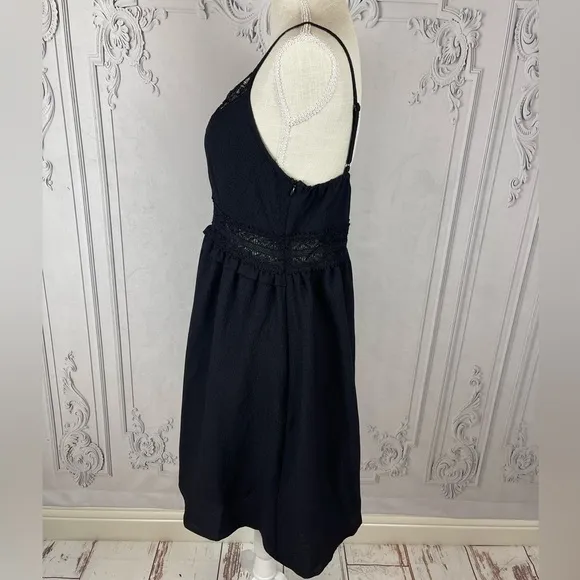 Bohemian Casual Cami V-neckline Flared Hem Summer Beach Dress