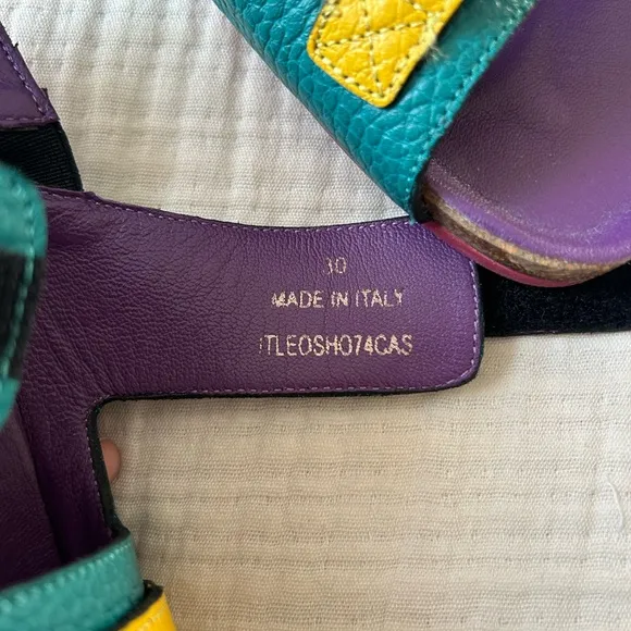Burberry Kids Multicolor Sandals
