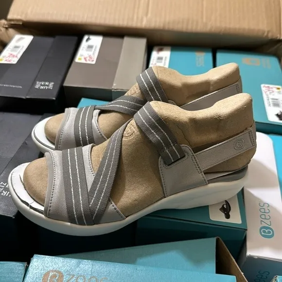 BZEES Chance Washable Strappy Sandals