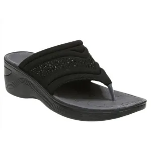 BZEES / Dazzle Me / Cloud Technology / Black / Platform Sandals / With Comfort