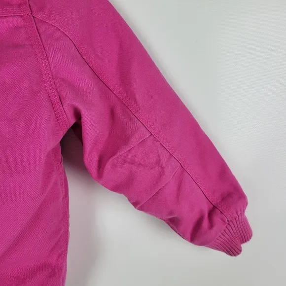 Carhartt Little Girls Hooded Warm Jacket Sz XS/6