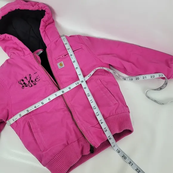Carhartt Little Girls Hooded Warm Jacket Sz XS/6