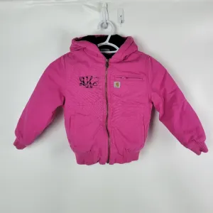 Carhartt Little Girls Hooded Warm Jacket Sz XS/6