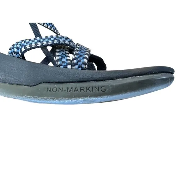 Chaco Athletic Sandals Womens Size 10 Blue Trine Performance Footwear Hiking