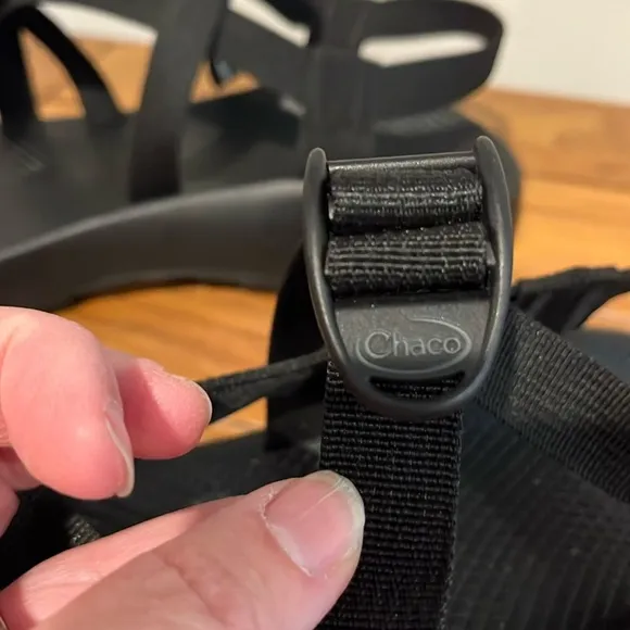 Chaco black sandals mens size 13.