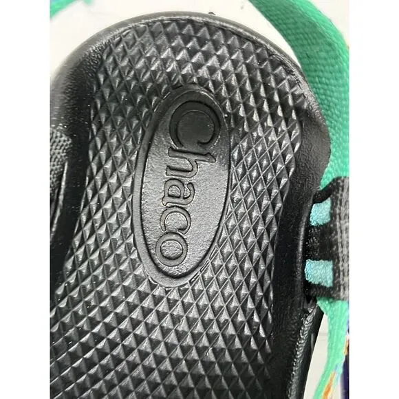 Chaco Girls ZX/1 Classic Size 4 US Teal Non Marking Sole Water Hiking Walking