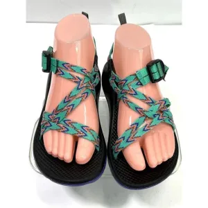 Chaco Girls ZX/1 Classic Size 4 US Teal Non Marking Sole Water Hiking Walking