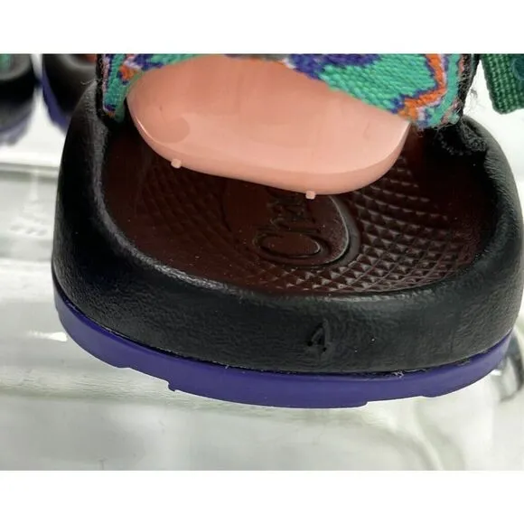 Chaco Girls ZX/1 Classic Size 4 US Teal Non Marking Sole Water Hiking Walking