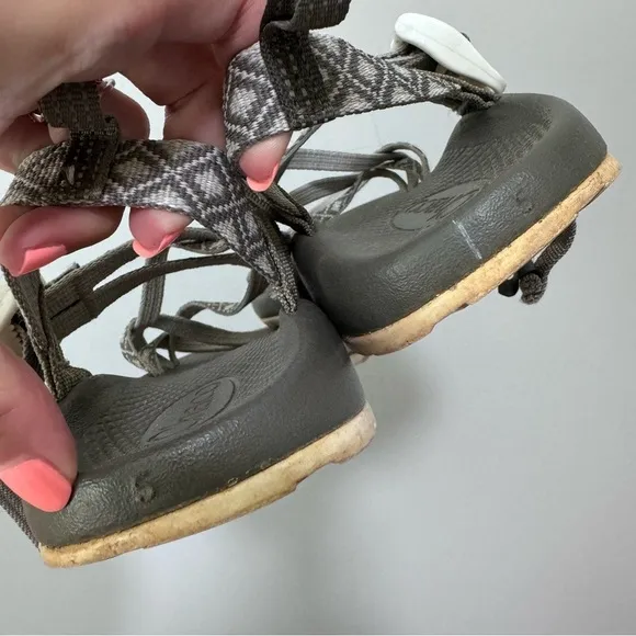 Chaco Kids 5 Gray Diamond ZX1 Outdoor Hiking Sandals