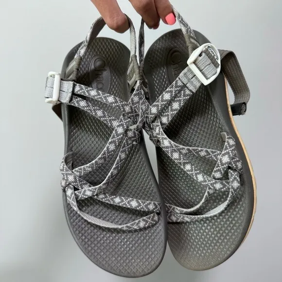 Chaco Kids 5 Gray Diamond ZX1 Outdoor Hiking Sandals