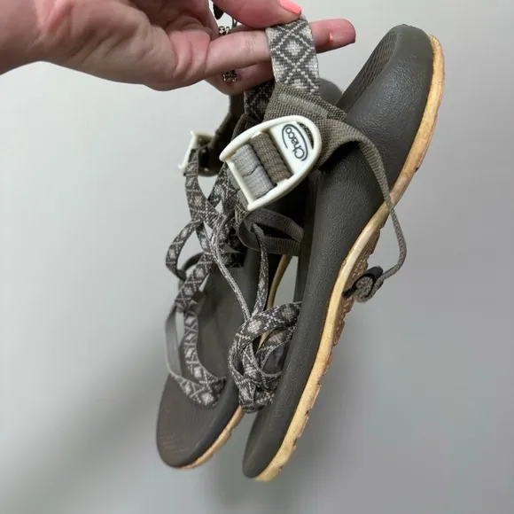 Chaco Kids 5 Gray Diamond ZX1 Outdoor Hiking Sandals