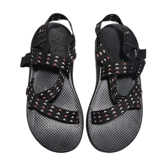 CHACO Lowdown Sandal Mens 11 Black Adjustable Strappy Hiking Hippie Travel