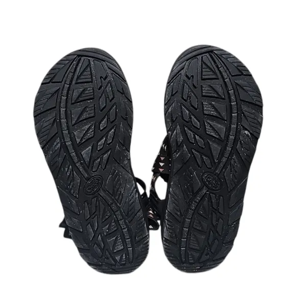 CHACO Lowdown Sandal Mens 11 Black Adjustable Strappy Hiking Hippie Travel