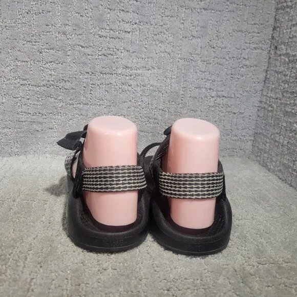Chaco Mega Z Cloud Women's Size US 8 Black White Hiking Adjustable Strap Sandals