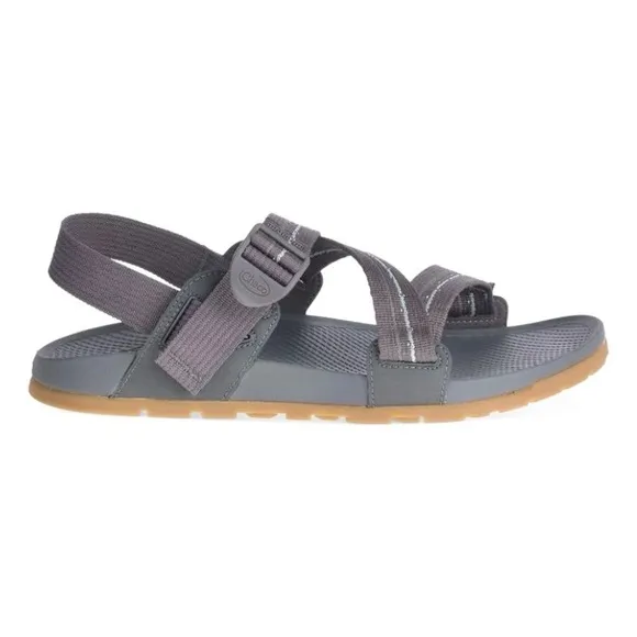 Chaco Men's Lowdown Grey Open Toe Hiking Performance Sport Strappy Sandals