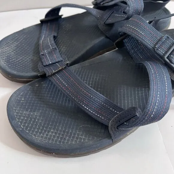 Chaco Men's Lowdown Sandal Navy 11M Water Outdoor Lock Buckle Arch Support