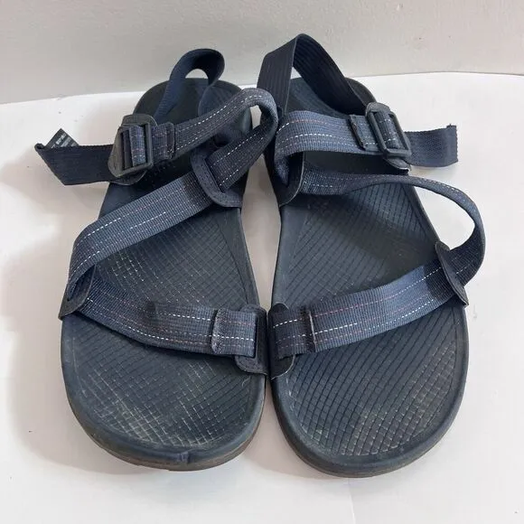 Chaco Men's Lowdown Sandal Navy 11M Water Outdoor Lock Buckle Arch Support