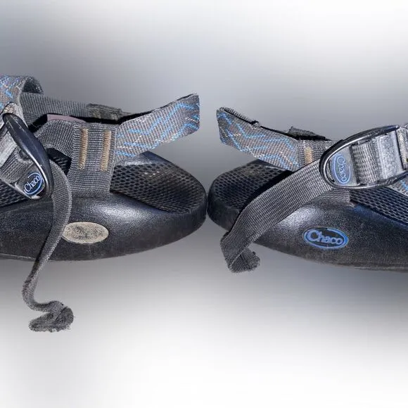 Chaco Men’s Size 11 Blue Black Geometric Z Cloud 2 Sandals