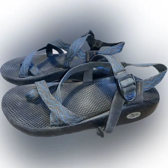 Chaco Men’s Size 11 Blue Black Geometric Z Cloud 2 Sandals