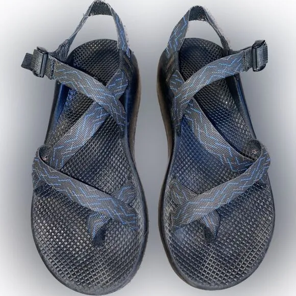 Chaco Men’s Size 11 Blue Black Geometric Z Cloud 2 Sandals