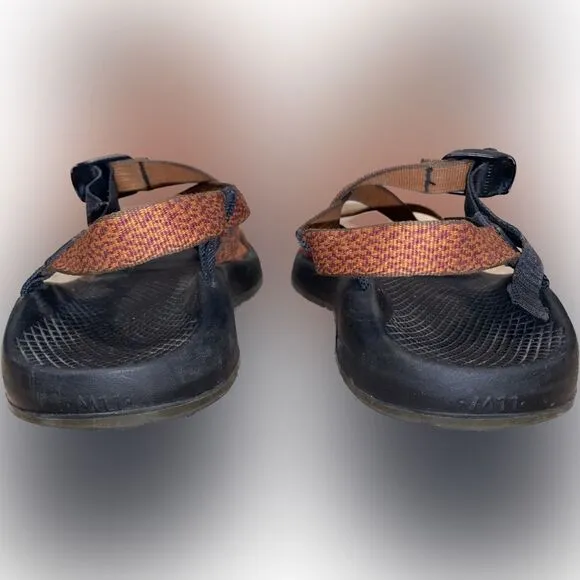 Chaco Men’s Size 11 Burgundy Orange Jacquard Z Cloud 2 Sandals Made in Colorado