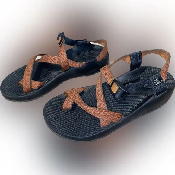 Chaco Men’s Size 11 Burgundy Orange Jacquard Z Cloud 2 Sandals Made in Colorado