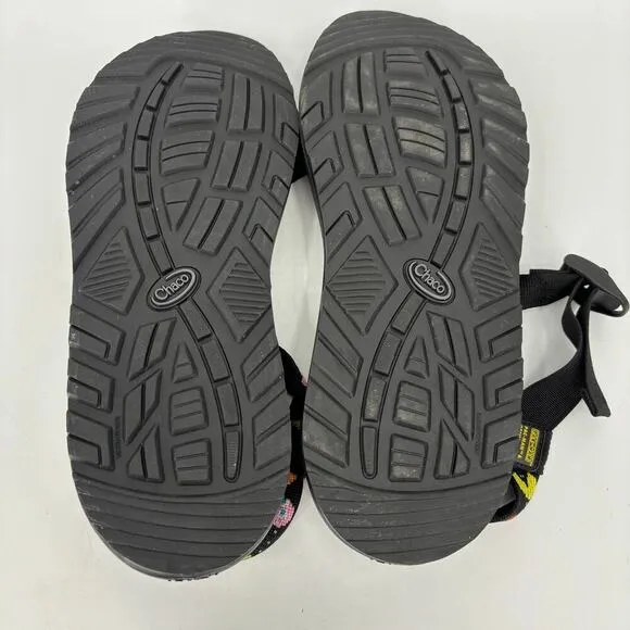 Chaco Men's Size 12 Classic Pac-Man Sandals Scaredy Ghost Black