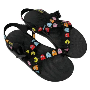 Chaco Men's Size 12 Classic Pac-Man Sandals Scaredy Ghost Black