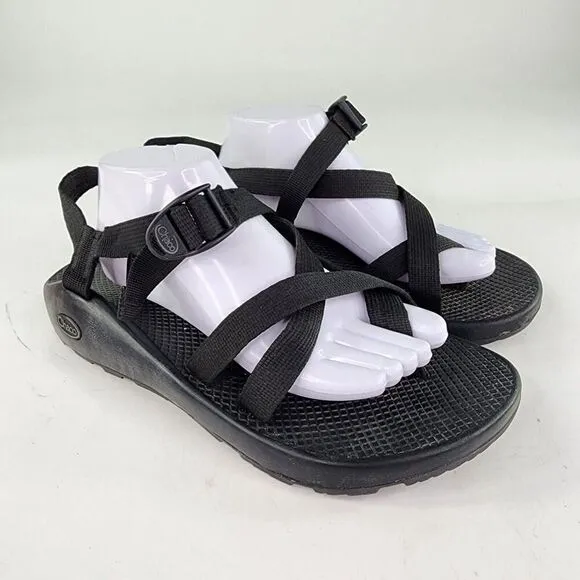 Chaco Men's Z/Cloud 2 Sandals US 12 Black Toe Loop Hiking Walking outdoors Shoes