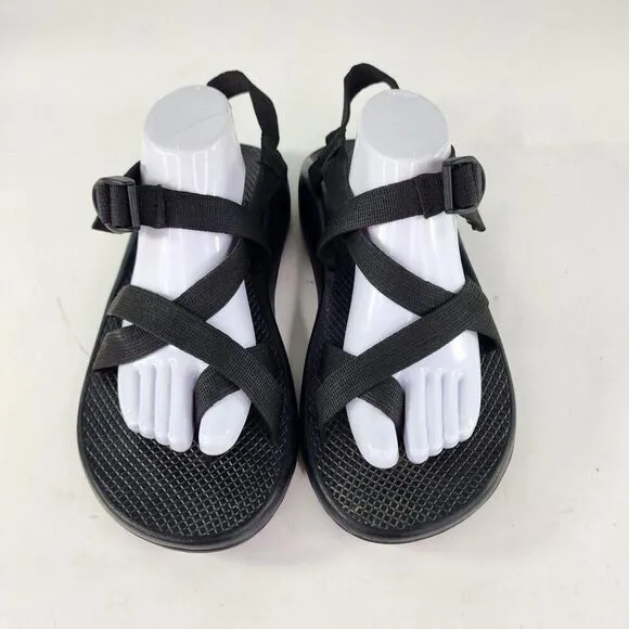 Chaco Men's Z/Cloud 2 Sandals US 12 Black Toe Loop Hiking Walking outdoors Shoes