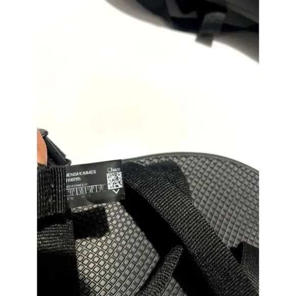 Chaco performance sandals black outdoors hiking camping walking men's 11 new
