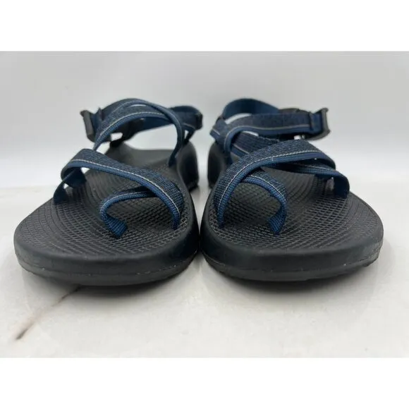 Chaco Sandals Mens Sz 7 Blue Z/2 Classic Hiking Print