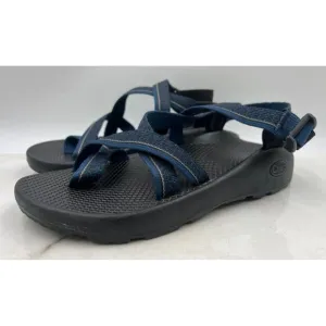 Chaco Sandals Mens Sz 7 Blue Z/2 Classic Hiking Print