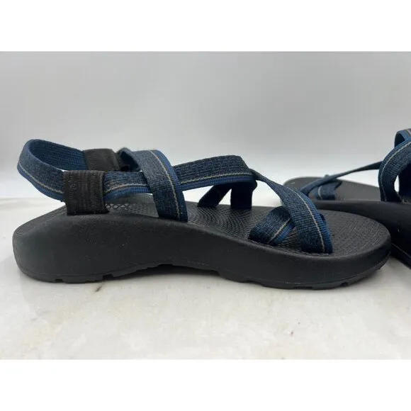 Chaco Sandals Mens Sz 7 Blue Z/2 Classic Hiking Print