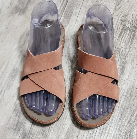CHACO WAYFARER Women's Comfort Slide Sandals Clay Suede Size 6