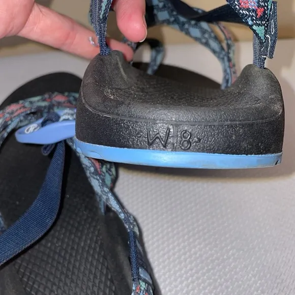 Chaco Women's 8 Multicolor Sandals zcloud 2 trace eclipse adjustable cushioned