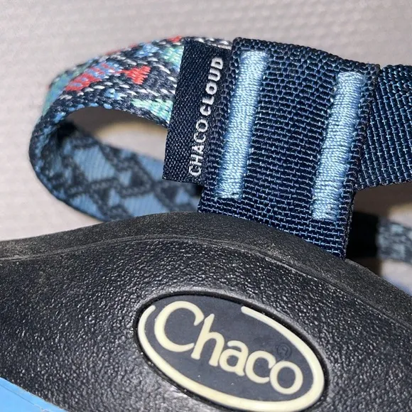 Chaco Women's 8 Multicolor Sandals zcloud 2 trace eclipse adjustable cushioned