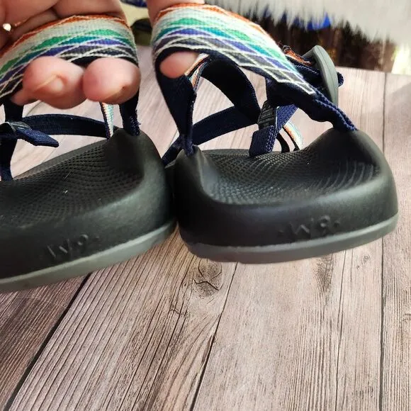 Chaco Womens Classic Z/1 Adj Summer Hiking Sz 9 Prism Mint