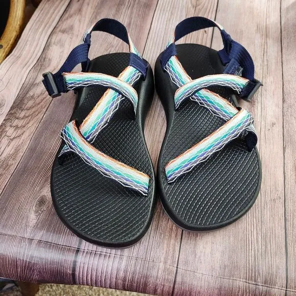 Chaco Womens Classic Z/1 Adj Summer Hiking Sz 9 Prism Mint