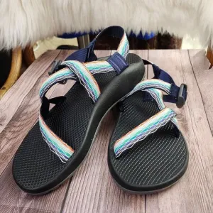 Chaco Womens Classic Z/1 Adj Summer Hiking Sz 9 Prism Mint
