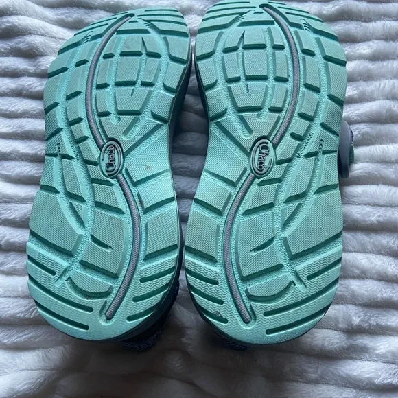 Chaco Women's Cloud Z X3 Patch Blue Sandals Size 8 Beach Hiking Gorpcore walking