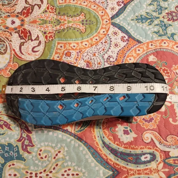 Chaco Womens Odyssey Hiking Sandal Shoes Close Toe Grey Teal Comfort