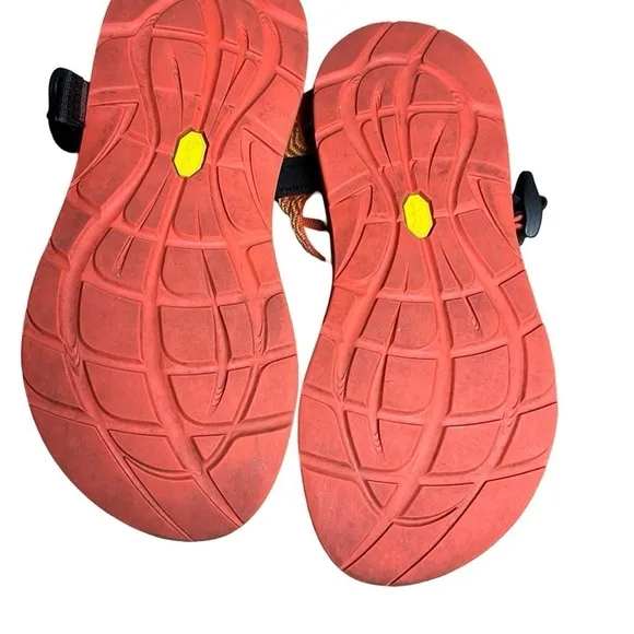 Chaco Women’s Z/1 Classic Sandals Size 9 - Black &amp; Orange - Great Condition