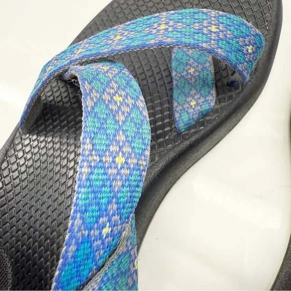 Chaco Women's Z2 Yampa Sandal Crystals Blue Size 6 Adjustable Straps Support