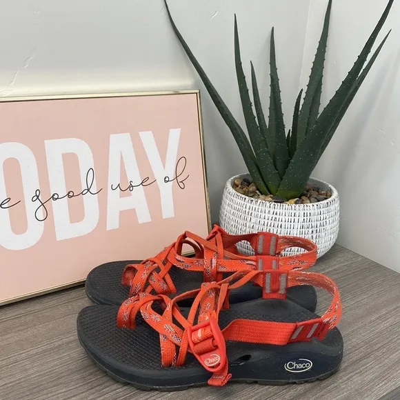 Chaco Womens ZCloud X2 Remix Sports Sandals Placas Grenadine Size 7