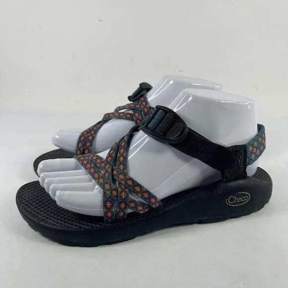 Chaco Women's ZX/2 Yampa Fresh Strappy Sandals US 7 Blue Red Hiking Shoes