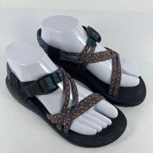 Chaco Women's ZX/2 Yampa Fresh Strappy Sandals US 7 Blue Red Hiking Shoes