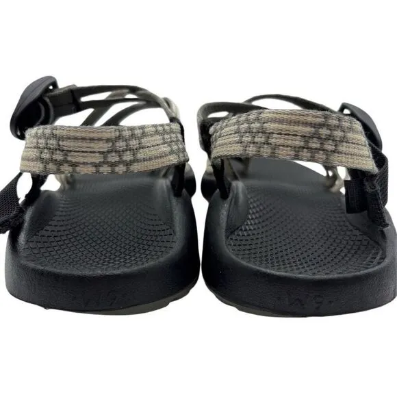 CHACO Z Cloud X2 Toe Loop Hiking Sandals Cream/Gray Women's Size 9