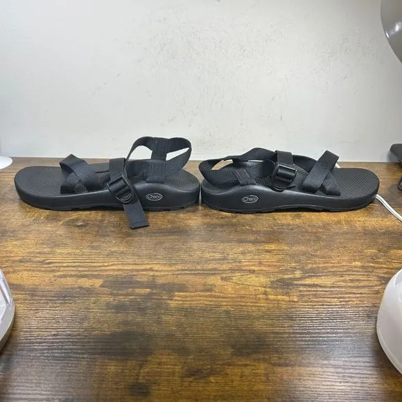 Chaco Z1 Vibram Soles Men's Classic Black‎ Sport Hiking Sandals Size 12 W