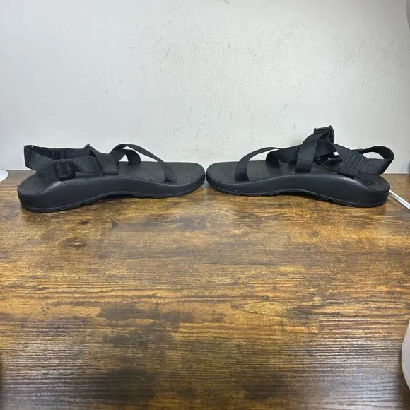 Chaco Z1 Vibram Soles Men's Classic Black‎ Sport Hiking Sandals Size 12 W